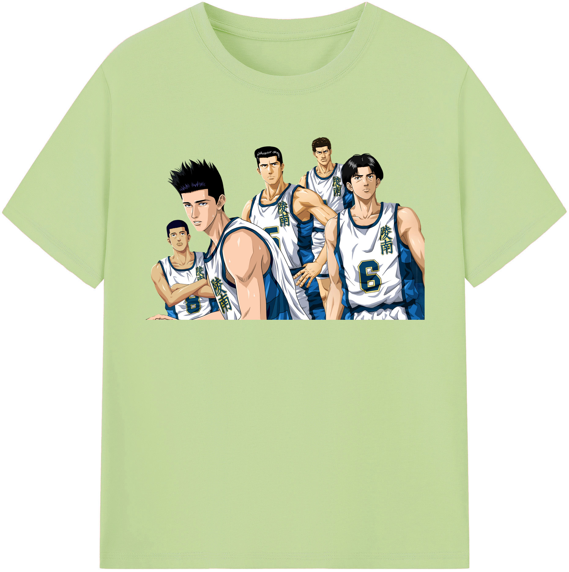 SLAM DUNK／スラムダンク 綿100％半袖Tシャツ（フロントプリント）